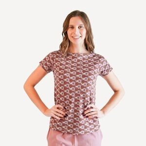 Kate Quinn Short Sleeve Tee Poppies & Daisies